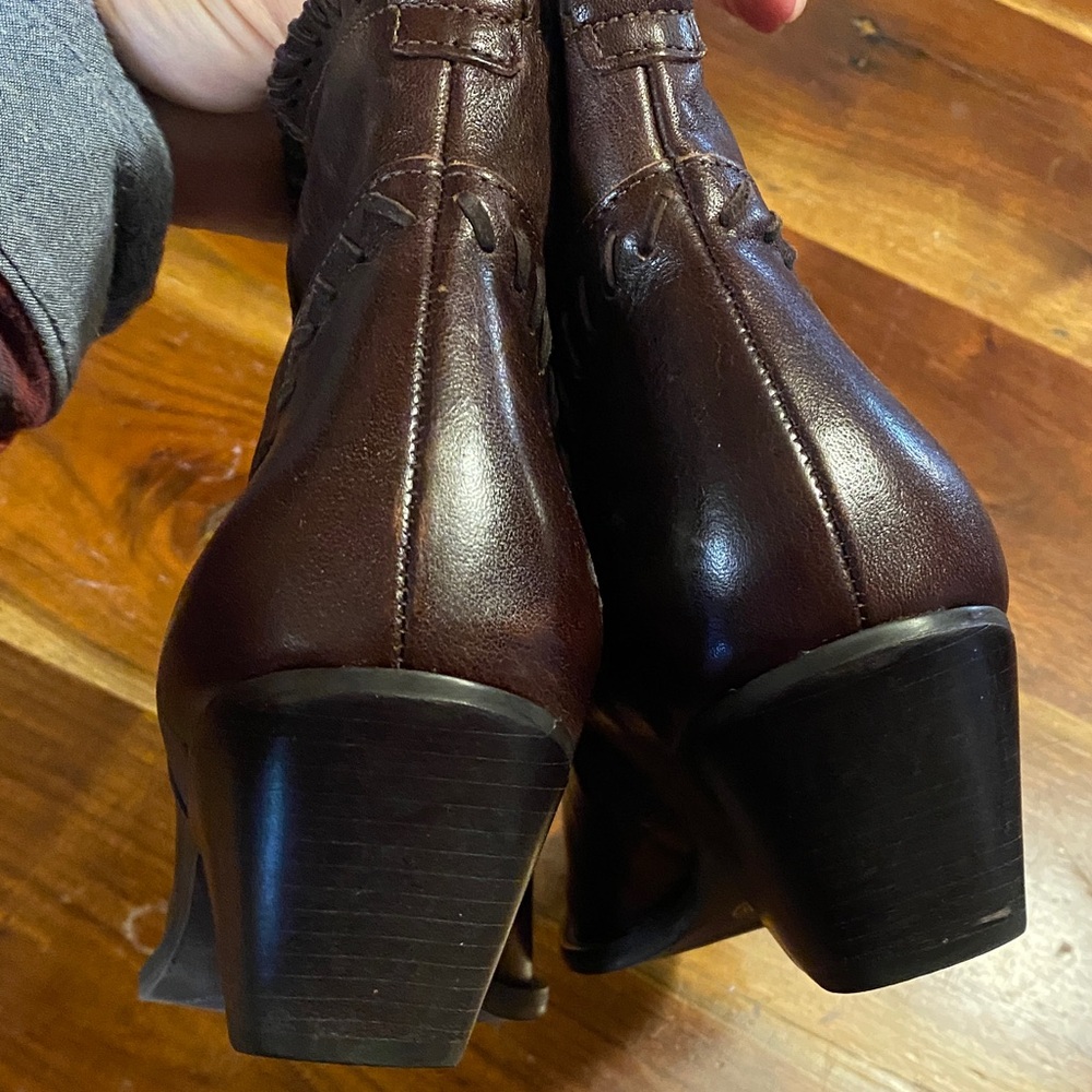 Giani Bini Dark Brown Heeled Boots - Picture 4 of 9